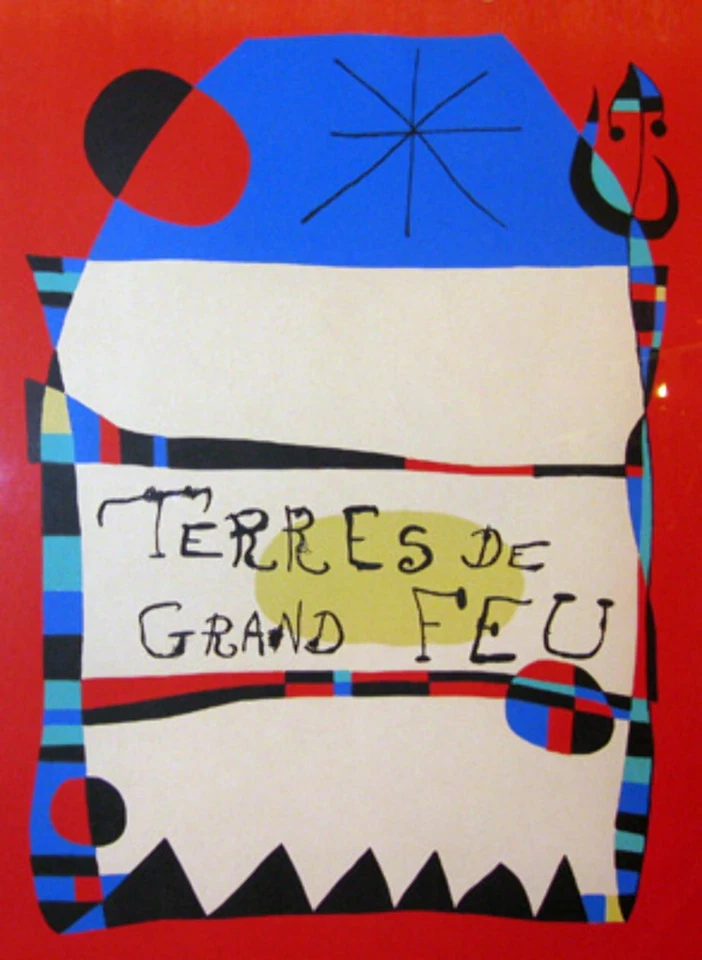 "Joan Miro ""Terres De Grand Feu"" СДЕЛАЙТЕ ПРЕДЛОЖЕНИЕ" - Изображение 1 из 1