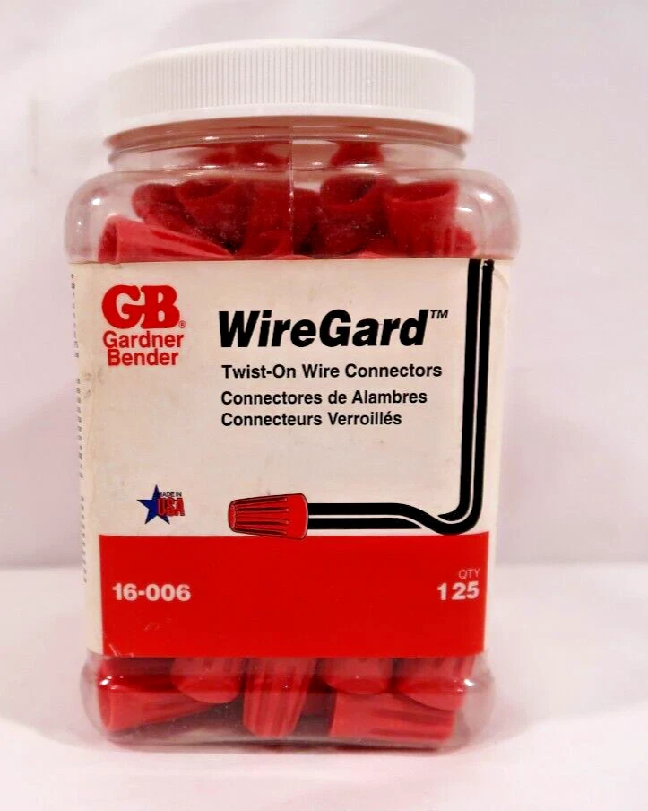 Gardner Bender WireGard 18-8 AWG Twist-On Connector Min 4 #16 Max 2 #10 Qty 125 - Image 1 of 3