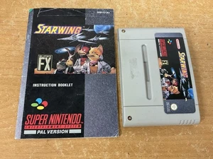 Starwing Super SNES Nintendo Video Game Cartridge PAL Shooter - Picture 1 of 1