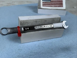 Craftsman 44699, 1/4 Zoll 12pt Kombi-Schraubenschlüssel, V-invertiert-V Serie, USA-ROT - Bild 1 von 9