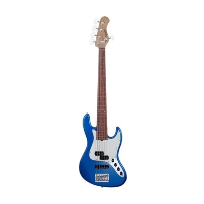 Sadowsky MetroExpress 21-Fret Hybrid PJ 5-String Bass Guitar, PF FB, Ice Blue Me - Image 1 of 4
