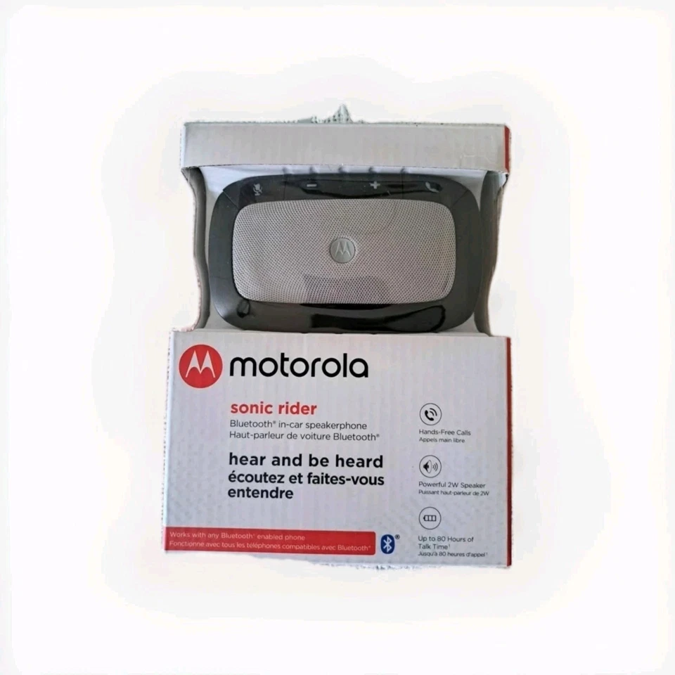 Motorola Sonic Rider SP-005BK/89589N Bluetooth Wireless In-car Speakerphone - Image 1 of 4