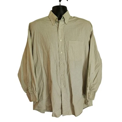 Винтажная мужская рубашка 99' Tommy Hilfiger на пуговицах с длинным рукавом размер 16 1/2 - Изображение 1 из 4