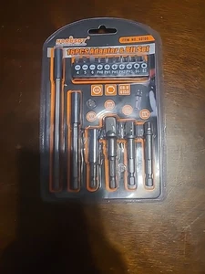 Horusdy 16 piece drive bit and socket adapter set (16 pieces) 1/4, 3/8, 1/2 - Picture 1 of 2