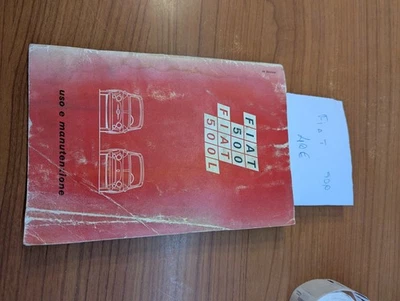 libretto uso e manutenzione fiat 500 - Immagine 1 di 4