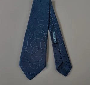 Vintage Brioni 100% Silk Neck Tie - Black - Handmade in Italy - Picture 1 of 6