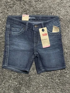 LEVIS GIRLS MIDI SHORTS KIDS SIZE 10 REGULAR BRAND NEW W/TAGS - Picture 1 of 10