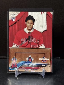 2018 Topps Opening Day  Shohei Ohtani #200 RC Rookie card - Picture 1 of 2