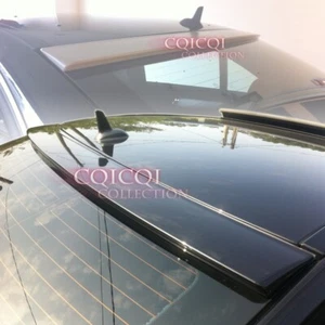 Painted Gloss Black OEM type roof spoiler for M-BENZ 11~16 C204 C class coupe ◎ - Picture 1 of 2