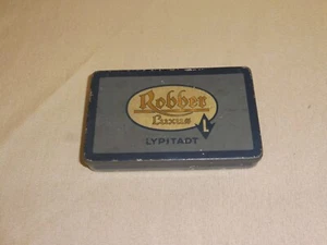 alte Blechdose / Zigarettendose Robber Luxus Lypstadt 11,5x7x2cm - Bild 1 von 7