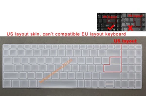 Keyboard Skin Cover for Acer Extensa 15 inch EX215-21 -22 -31 -51 -52G -53G -54G - Picture 1 of 6