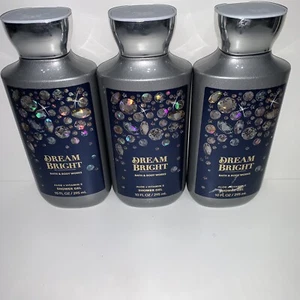 x3 Bath & Body Works Dream Bright Shower Gel Body Wash 10oz Trio Orchid Vanilla - Picture 1 of 3