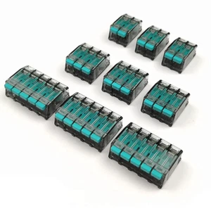 30x Abrazadera de latas 2 3 5 compartimentos Abrazaderas de palanca Conector Abrazadera de conexión Abrazadera - Imagen 1 de 4