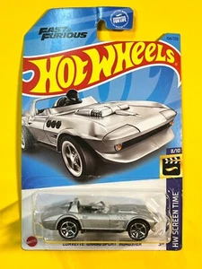 Hot Wheels Fast & Furious 154/250 Corvette Grand Sport Roadster 8/10 Screen Time - Picture 1 of 2