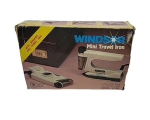 Mini hierro de viaje Windsor de doble voltaje con pulverizador y bolsa de viaje modelo CI-201 - Imagen 1 de 8