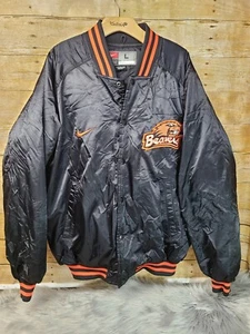 Vintage RARE OSU Beavers Oregon State Nike BOMBER Jacket Men's Large *NCAA #15  - Picture 1 of 10