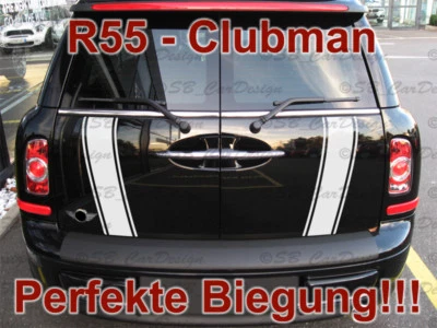 Strisce barca strisce adesive portellone per R55 Clubman MINI COOPER Works Jack - Immagine 1 di 2