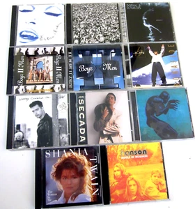 11 CD lot - 1990's POP MADONNA BOYS II MEN SEAL TWAIN GEORGE MICHAEL CONNICK JON - Imagen 1 de 12