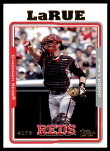 2005 Topps Jason LaRue Baseball Cards #9