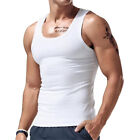 Men Plain Sleeveless Gym Sports Tank Top Fitness Muscle Vest Blouse