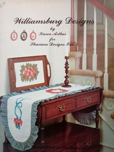 Williamsburg Designs Needlepoint Cross Stitch Chart Shariane Pineapple Fruit  - Picture 1 of 8