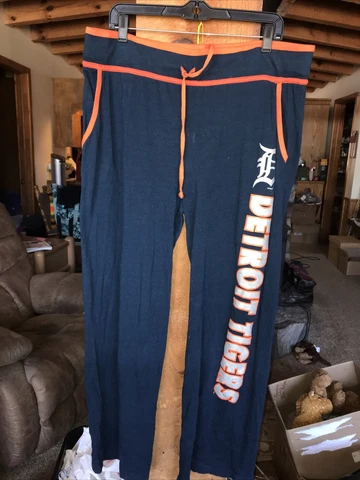 Detroit Tigers Womens Pants Lounge Sleep Comfy Genuine Merchandise Size XL Cover
