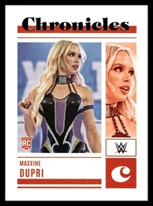 Tarjeta de novato Maxxine Dupri 2023 Panini Chronicles WWE #89 - Imagen 1 de 2