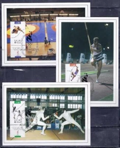 ISRAEL BRIEFMARKEN 1996 ATLANTA 100 JAHRE OLYMPISCHE SPIELE 3 MAXIMALE KARTEN SPORT - Bild 1 von 4