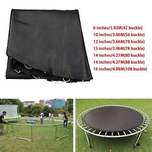 Trampoline Mat Round  Safely with V-Rings Replacement Durable