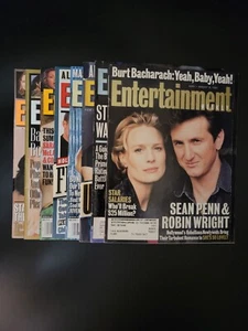 Entertainment Weekly 1997-98 Lot Of 8 Sean Penn Jenny McCarthy Frat Pack FN+ - Picture 1 of 6