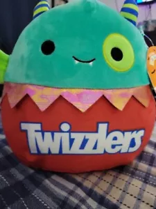 Squishmallows Zelic the Monster Bat Twizzlers NWT 2022 Halloween 10 In - Picture 1 of 6