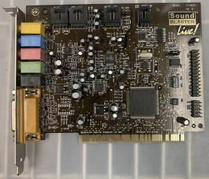 Creative Labs CT4830 Sound Blaster Live! 5.1 PCI Sound Card - Zdjęcie 1 z 9
