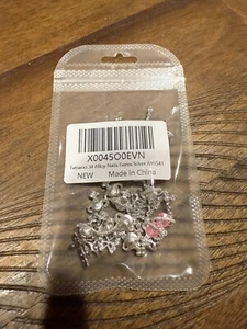Tatiwoo 34 Alloy Nail Gems Silver - Picture 1 of 2