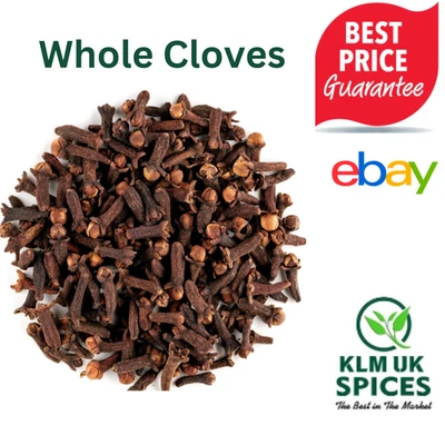 Cloves Whole Pure Premium Quality Free UK Postage 50g 100g 200g 400g 1kg - Image 1 of 4