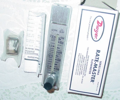 Dwyer 167060-00 速率 Master 系列 RMA 流量计 可变面积计 NOS 美国 — 第 1/4 张图片