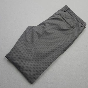 Pantalones de vestir informales Hugo Boss para hombre 36R se adapta a 36x33 grises elásticos de algodón - Imagen 1 de 18