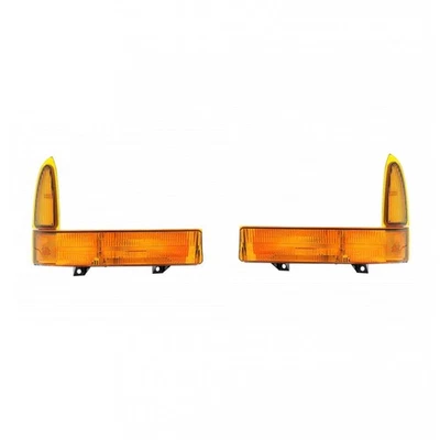 For Ford Excursion 2000-2002 Signal Light Driver and Passenger Side | Pair Amber - Изображение 1 из 4