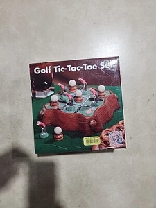 Vintage Golf Tic-Tac-Toe Set New Open Box - Picture 1 of 3