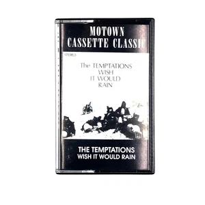 THE TEMPTATIONS WISH IT WOULD RAIN Cassette Tape Reissue Funk Soul Rare - Picture 1 of 5