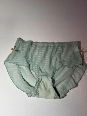 Panty Hipster XL con Volantes Como Nuevo Rayas Sedoso y Suave 68% Nylon 32% Spandex. Nuevo sin etiquetas Foto 1 de 4