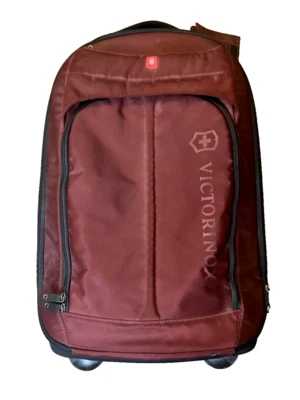 "Maleta de lona Victorinox Swiss Army Seefeld 24"" con ruedas verticales borgoña 25433" Foto 1 de 4