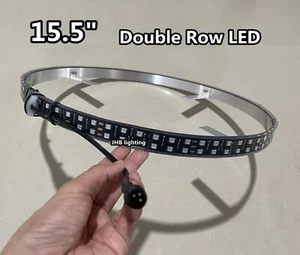 Parts: JHB ONLY 1PC 15.5" DOUBLE ROW CHASING FLOW (3pins) LED Wheel Ring Light - Bild 1 von 2