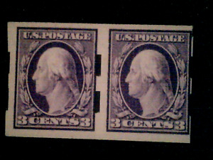U S Stamps priv.perfs. Schermack type III Scott   483 3 cent Washington cv 12.50
