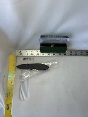 Punto de caída plegable CRKT calamar negro lavado a piedra 2490KSW NUEVO EN CAJA,  Foto 1 de 4