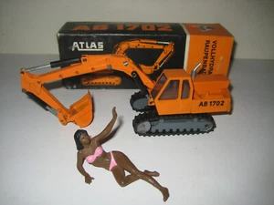 Atlas Ab 1702 Excavatrice Pelle #104.2a NZG 1:50 Emballage D'Origine - Bild 1 von 4