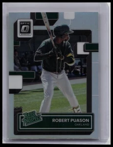 2022 Donruss Optic Robert Puason #RP-11 Prospects Holo Oakland Athletics - Picture 1 of 2