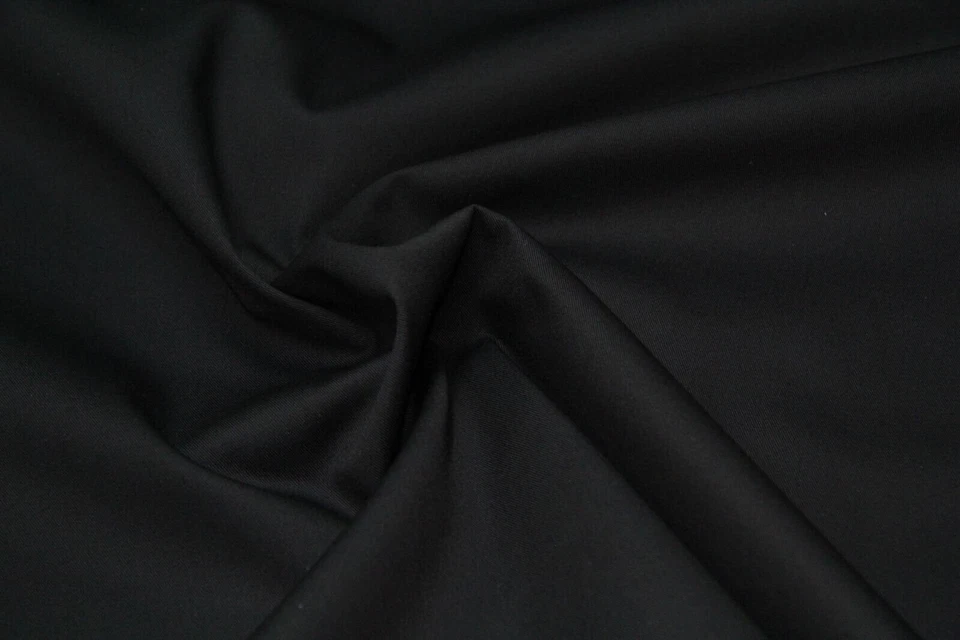 FEINGARBARDINE Stoff Uniformstoff Arbeitskleidung Deko SCHWARZ EUR 8,98/m - Bild 1 von 1