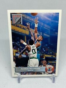 Lot of 21 Alonzo Mourning Vintage 1990/'s Basketball Cards with Rookie Cards Charlotte Hornets