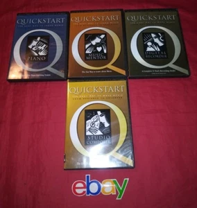 4 件套 QUICKSTART 轻松学习音乐 PC Windows 9X 至 XP 软件 CD ROM - 第 1 张/共 4 张