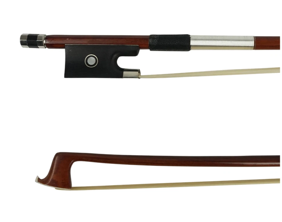 Violin 1/2 Size Bow Mueller Octagonal Brazilwood Fully Mounted Good Balance - Image 1 of 1